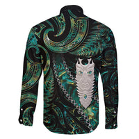 New Zealand Aotearoa Family Matching Short Sleeve Bodycon Dress and Hawaiian Shirt Maori Tane Te Waiora Paua Shell Glitter Green LT05 - Polynesian Pride