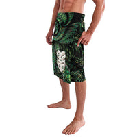 New Zealand Aotearoa Lavalava Maori Wheku Paua Shell Glitter Green LT05 - Polynesian Pride