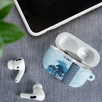 Fiji Regatta AirPods Case Palm Tree Tapa Pattern - Polynesian Pride