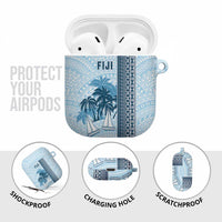 Fiji Regatta AirPods Case Palm Tree Tapa Pattern - Polynesian Pride