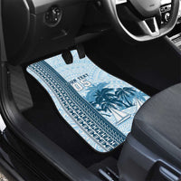 Fiji Regatta Car Mats Palm Tree Tapa Pattern - Polynesian Pride