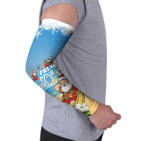 Guam Christmas Arm Sleeves Felis Pasgua Chilling Santa - Polynesian Pride