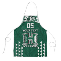 Custom Hawaii Football Apron Rainbow Warriors Tropical Vibes - Polynesian Pride