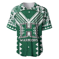 Custom Hawaii Football Baseball Jersey Rainbow Warriors Tropical Vibes - Polynesian Pride