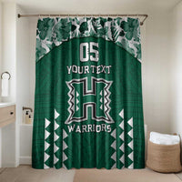 Custom Hawaii Football Bathroom Set Rainbow Warriors Tropical Vibes - Polynesian Pride