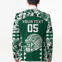 Custom Hawaii Football Blazer Rainbow Warriors Tropical Vibes - Polynesian Pride