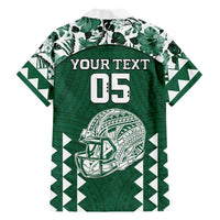 Custom Hawaii Football Family Matching Summer Maxi Dress and Hawaiian Shirt Rainbow Warriors Tropical Vibes LT05 - Polynesian Pride
