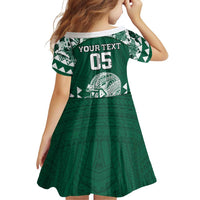 Custom Hawaii Football Family Matching Tank Maxi Dress and Hawaiian Shirt Rainbow Warriors Tropical Vibes LT05 - Polynesian Pride