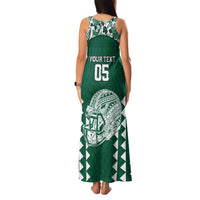 Custom Hawaii Football Family Matching Tank Maxi Dress and Hawaiian Shirt Rainbow Warriors Tropical Vibes LT05 - Polynesian Pride