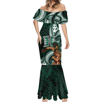 Hawaii Ikaika Warrior Football Mermaid Dress Polynesian Tribal Tattoo - Polynesian Pride