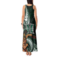 Hawaii Ikaika Warrior Football Tank Maxi Dress Polynesian Tribal Tattoo - Polynesian Pride