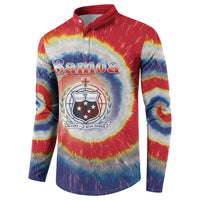Samoa Button Sweatshirt Tie Dye Unique Style