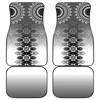 New Zealand Car Mats Poutama Mix Gray Taniko Inspired Art LT05
