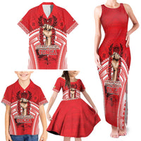 Custom Tonga Rugby Mate Ma'a Family Matching Tank Maxi Dress and Hawaiian Shirt Tongan Pride Unique Style LT05 - Polynesian Pride