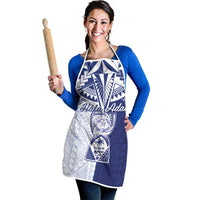 Northern Mariana Islands And Guam Apron Latte Stone With Tribal Pattern