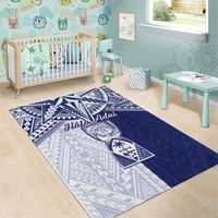 Northern Mariana Islands And Guam Area Rug Latte Stone With Tribal Pattern