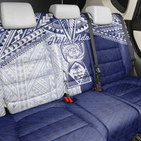 Northern Mariana Islands And Guam Back Car Seat Cover Latte Stone With Tribal Pattern