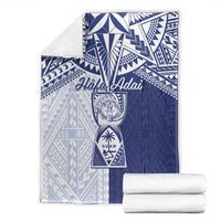 Northern Mariana Islands And Guam Blanket Latte Stone With Tribal Pattern