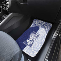 Personalised Northern Mariana Islands And Guam Car Mats Latte Stone With Tribal Pattern