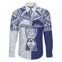 Personalised Northern Mariana Islands And Guam Family Matching Short Sleeve Bodycon Dress and Hawaiian Shirt Latte Stone With Tribal Pattern