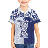 Personalised Northern Mariana Islands And Guam Family Matching Tank Maxi Dress and Hawaiian Shirt Latte Stone With Tribal Pattern