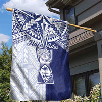 Northern Mariana Islands And Guam Garden Flag Latte Stone With Tribal Pattern