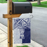 Northern Mariana Islands And Guam Garden Flag Latte Stone With Tribal Pattern