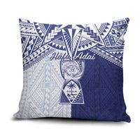 Northern Mariana Islands And Guam Pillow Cover Latte Stone With Tribal Pattern