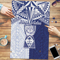 Northern Mariana Islands And Guam Puzzle Latte Stone With Tribal Pattern