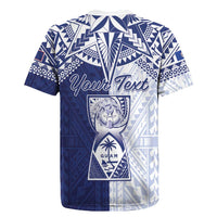 Personalised Northern Mariana Islands And Guam Rugby Jersey Latte Stone With Tribal Pattern
