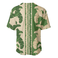 Hawaii Pua Kenikeni Lei Baseball Jersey With Lau Maia Green
