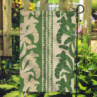 Hawaii Pua Kenikeni Lei Garden Flag With Lau Maia Green