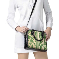 Hawaii Pua Kenikeni Lei Shoulder Handbag With Lau Maia Green