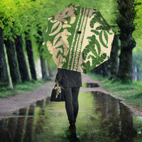 Hawaii Pua Kenikeni Lei Umbrella With Lau Maia Green
