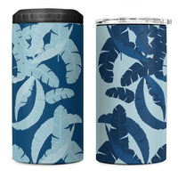 Hawaii Pua Kenikeni Lei 4 in 1 Can Cooler Tumbler With Lau Maia Royal Blue