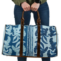 Hawaii Pua Kenikeni Lei Travel Bag With Lau Maia Royal Blue