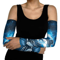 New Zealand Matariki Arm Sleeves Pigeon Kereru Maori Fern Art LT05 - Polynesian Pride