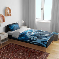 New Zealand Matariki Bedding Set Pigeon Kereru Maori Fern Art