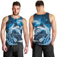 New Zealand Matariki Men Tank Top Pigeon Kereru Maori Fern Art LT05 - Polynesian Pride