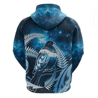 New Zealand Matariki Zip Hoodie Pigeon Kereru Maori Fern Art LT05 - Polynesian Pride