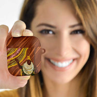 Hawaii King Kamehameha AirPods Case Hawaiian Kakau Pattern With Leis