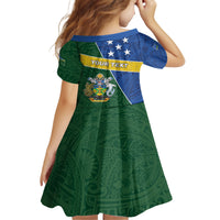 Personalised Solomon Islands Independence Day Family Matching Puletasi and Hawaiian Shirt With Coat Of Arms LT05 - Polynesian Pride