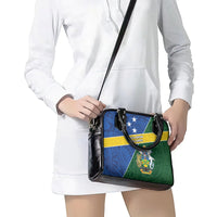 Solomon Islands Independence Day Shoulder Handbag With Coat Of Arms