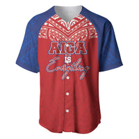 Aiga Samoa Baseball Jersey Aiga Is Everything LT05 Red - Polynesian Pride