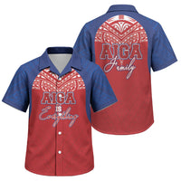 Aiga Samoa Family Matching Mermaid Dress and Hawaiian Shirt Aiga Is Everything LT05 Son's Shirt Red - Polynesian Pride