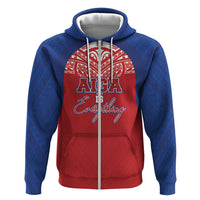 Aiga Samoa Hoodie Aiga Is Everything LT05 Zip Hoodie Red - Polynesian Pride