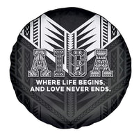 Samoa Aiga Spare Tire Cover Samoan Tribal Pattern LT05 - Polynesian Pride