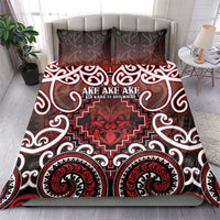 New Zealand Aotearoa Bedding Set Te Reo Maori Ake Ake Ake - Polynesian Pride