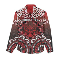 Personalised New Zealand Aotearoa Women Casual Shirt Te Reo Maori Ake Ake Ake - Polynesian Pride