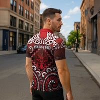 Personalised New Zealand Aotearoa Zipper Polo Shirt Te Reo Maori Ake Ake Ake - Polynesian Pride